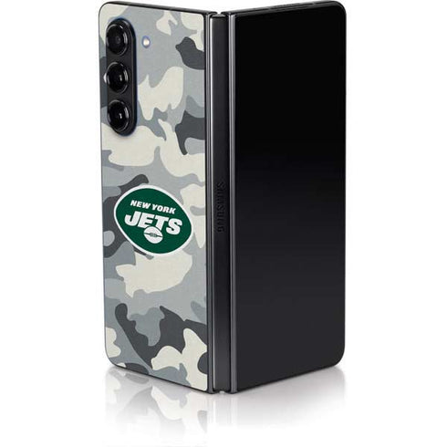 NFL New York Jets Camo Galaxy Z Fold5 5G Skin