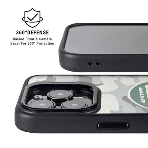 NFL New York Jets Camo iPhone 13 Pro Kickstand Case