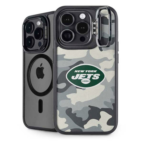 NFL New York Jets Camo iPhone 14 Pro Max Kickstand Case