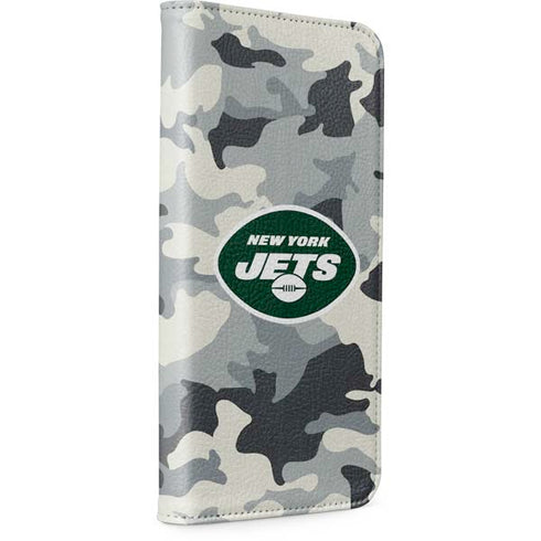 NFL New York Jets Camo iPhone 15 Folio Case