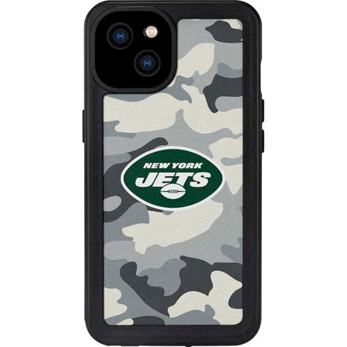 NFL New York Jets Camo iPhone 15 Plus Waterproof Case