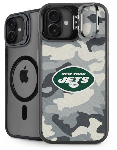 NFL New York Jets Camo iPhone 16 Kickstand Case