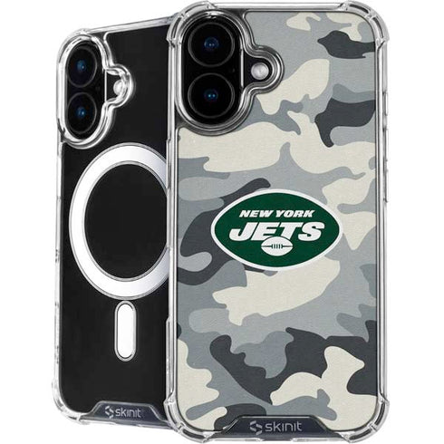 NFL New York Jets Camo iPhone 16 MagSafe Case
