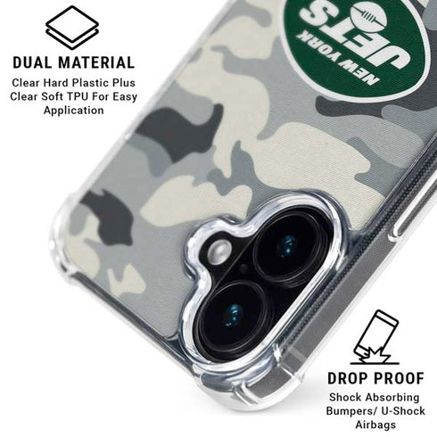 NFL New York Jets Camo iPhone 16 MagSafe Case