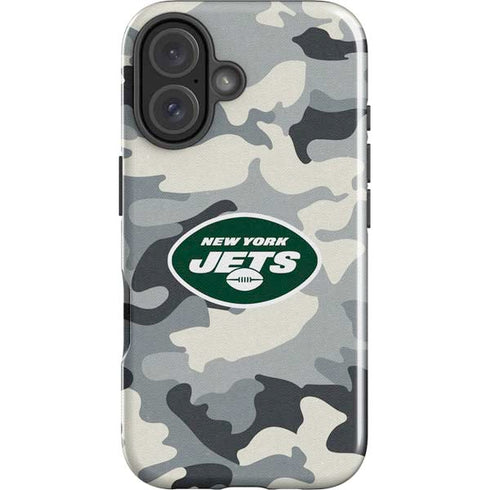 NFL New York Jets Camo iPhone 16 Plus Impact Case