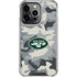 NFL New York Jets Camo iPhone 16 Pro Clear Case
