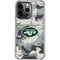 NFL New York Jets Camo iPhone 16 Pro Max Clear Case