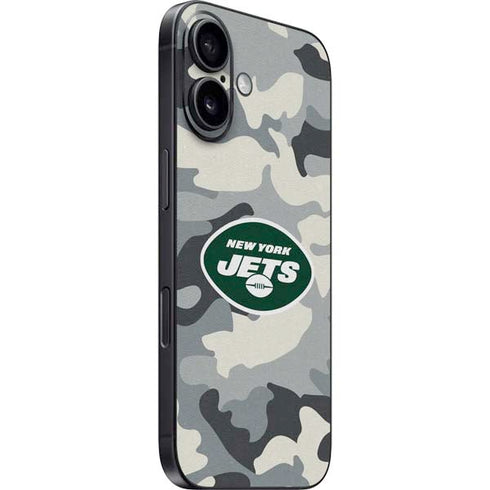 NFL New York Jets Camo iPhone 16 Skin