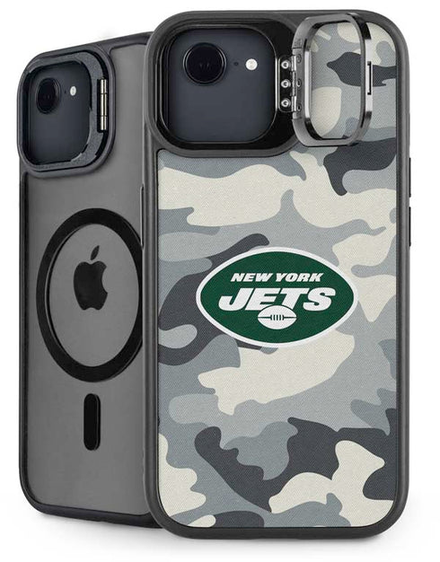 NFL New York Jets Camo iPhone 16e Kickstand Case