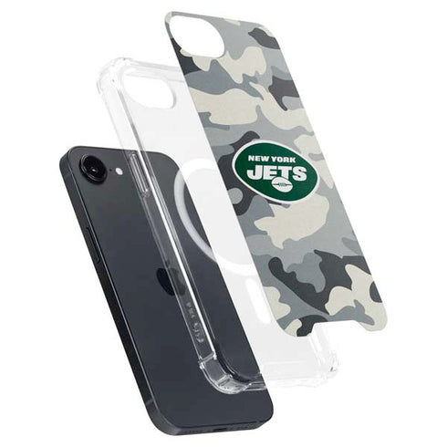 NFL New York Jets Camo iPhone 16e MagSafe Case