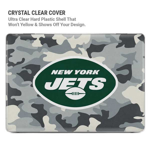 NFL New York Jets Camo MacBook Pro 14in (2021-24) Case plus Skin