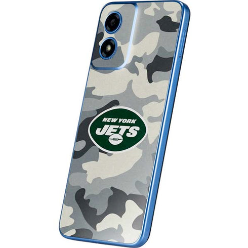 NFL New York Jets Camo Moto G Play 4G (2024) Skin