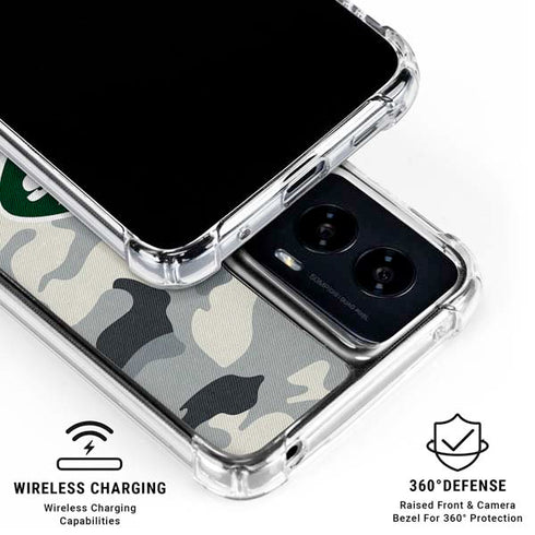 NFL New York Jets Camo Moto G Power 5G (2024) Clear Case