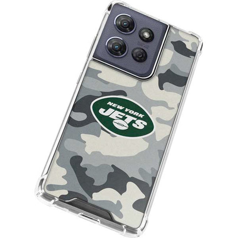 NFL New York Jets Camo Moto G Power 5G (2025) Clear Case