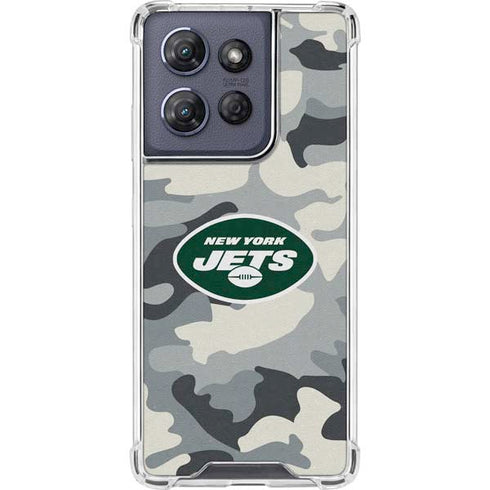 NFL New York Jets Camo Moto G Stylus 5G (2025) Clear Case