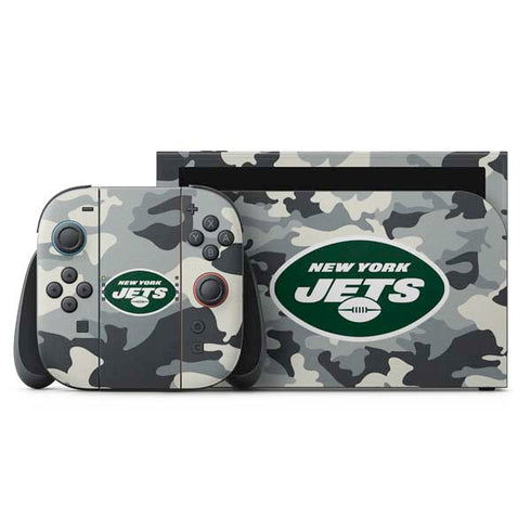 NFL New York Jets Camo Nintendo Skins