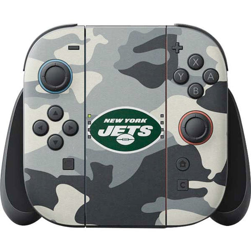NFL New York Jets Camo Nintendo Switch 2 (2025) Joy-Con Controller Skin