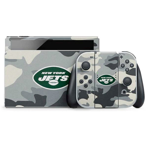 NFL New York Jets Camo Nintendo Skins