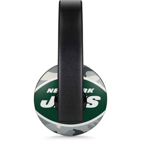 NFL New York Jets Camo PlayStation 4 Gold Wireless Headset Skin