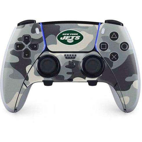 NFL New York Jets Camo PS5 DualSense Edge Pro Controller Skin