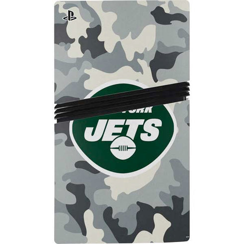 NFL New York Jets Camo PS5 Pro Console Skin