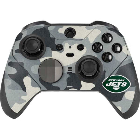 NFL New York Jets Camo Xbox Elite Wireless Controller Series 2 Skin