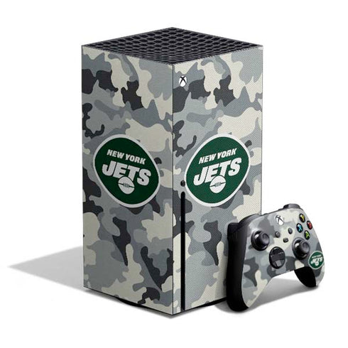 NFL New York Jets Camo Xbox Series X Skins