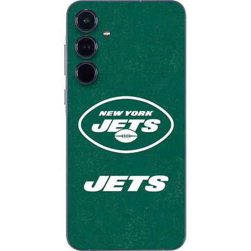 NFL New York Jets Distressed Galaxy A35 5G Skin