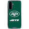 NFL New York Jets Distressed Galaxy A36 5G Clear Case