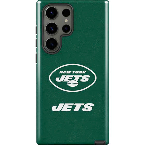 NFL New York Jets Distressed Galaxy S23 Ultra Pro Case