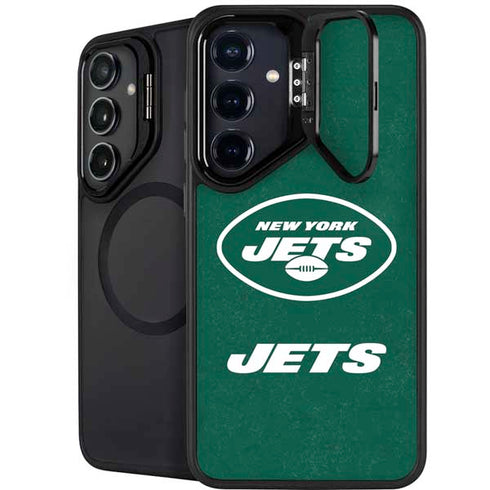 NFL New York Jets Distressed Galaxy S25 Kickstand Case