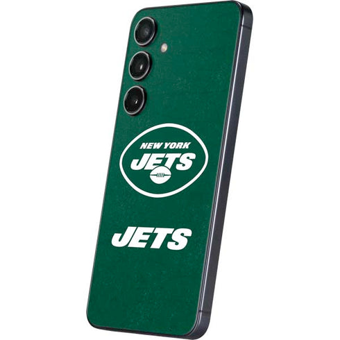 NFL New York Jets Distressed Galaxy S24 Plus Skin