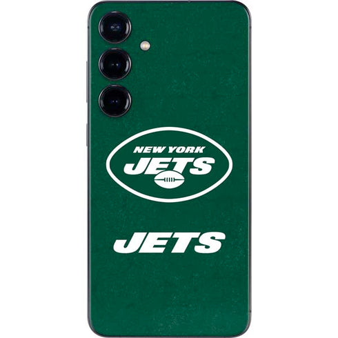 NFL New York Jets Distressed Galaxy S24 Skin