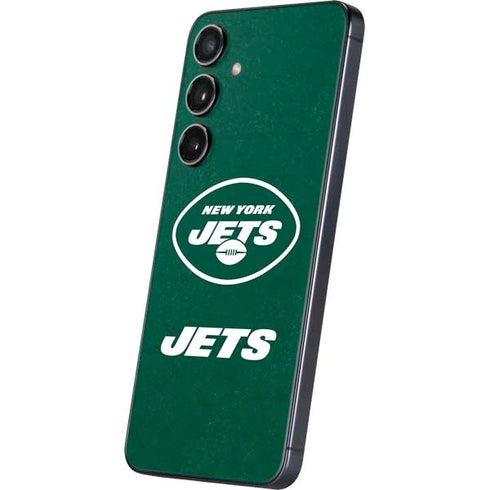 NFL New York Jets Distressed Galaxy S24 Skin