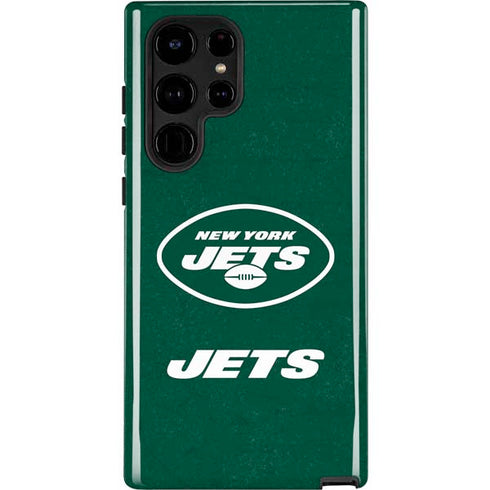 NFL New York Jets Distressed Galaxy Cases