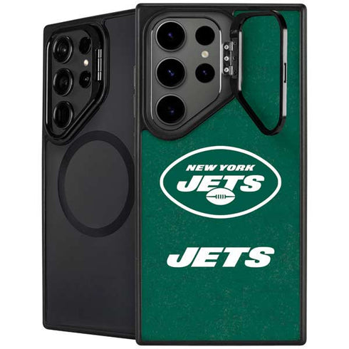 NFL New York Jets Distressed Galaxy S25 Ultra Kickstand Case
