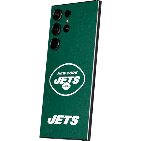 NFL New York Jets Distressed Galaxy S25 Ultra Skin