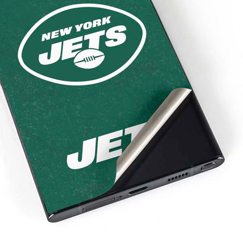 NFL New York Jets Distressed Galaxy S25 Ultra Skin
