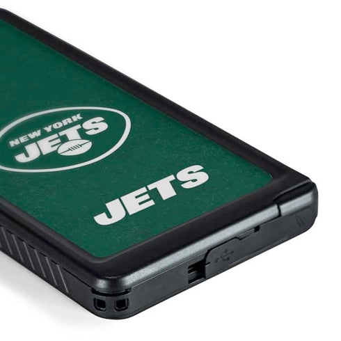 NFL New York Jets Distressed Galaxy S24 Ultra Waterproof Case