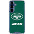 NFL New York Jets Distressed Galaxy S25 Clear Case
