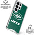 NFL New York Jets Distressed Galaxy S25 Ultra Clear Case