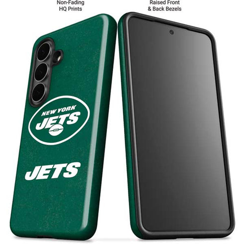 NFL New York Jets Distressed Galaxy S26 Plus Impact Case