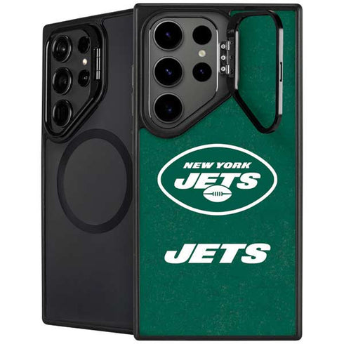 NFL New York Jets Distressed Galaxy S26 Ultra Kickstand Case