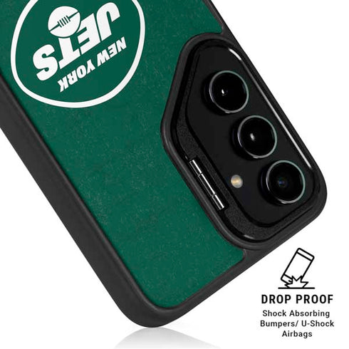 NFL New York Jets Distressed Galaxy S26 Ultra Kickstand Case