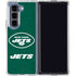 NFL New York Jets Distressed Galaxy Z Fold5 5G Clear Case