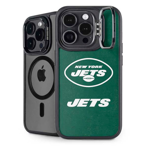 NFL New York Jets Distressed iPhone 13 Pro Max Kickstand Case