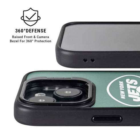 NFL New York Jets Distressed iPhone 14 Kickstand Case