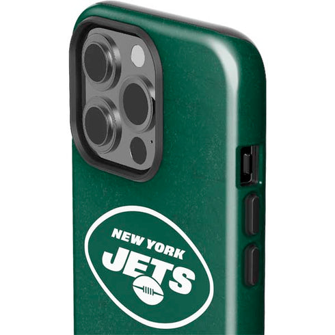 NFL New York Jets Distressed iPhone 15 Pro Impact Case