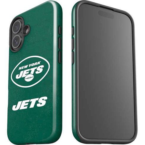 NFL New York Jets Distressed iPhone 16 Impact Case