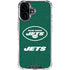 NFL New York Jets Distressed iPhone 16 Plus Clear Case